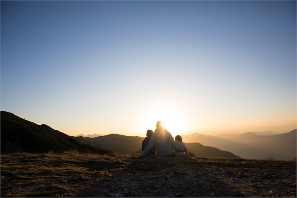 Sonnenuntergang Untersberg